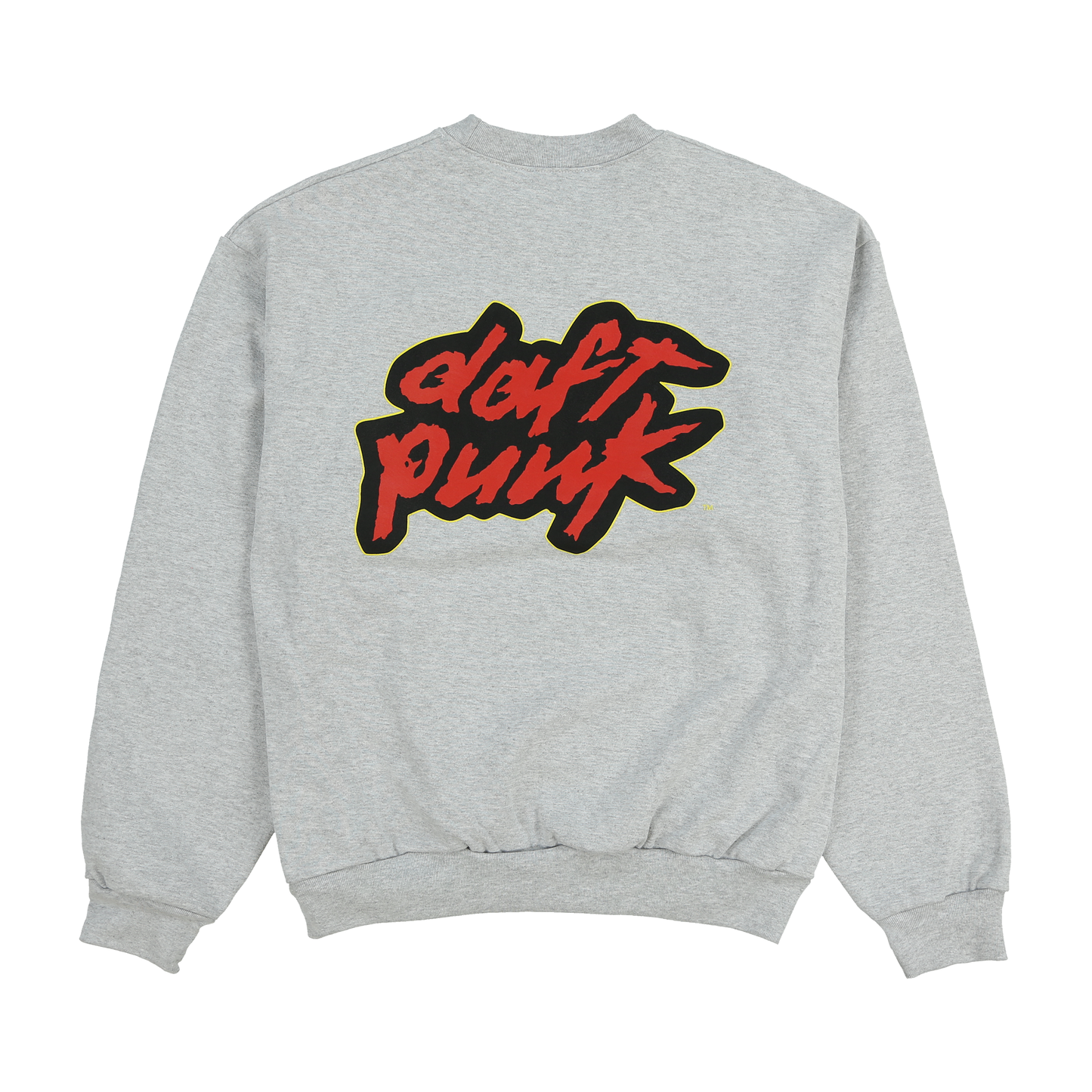 CLASSIC DAFT PUNK LOGO GREY CREWNECK SWEATSHIRT