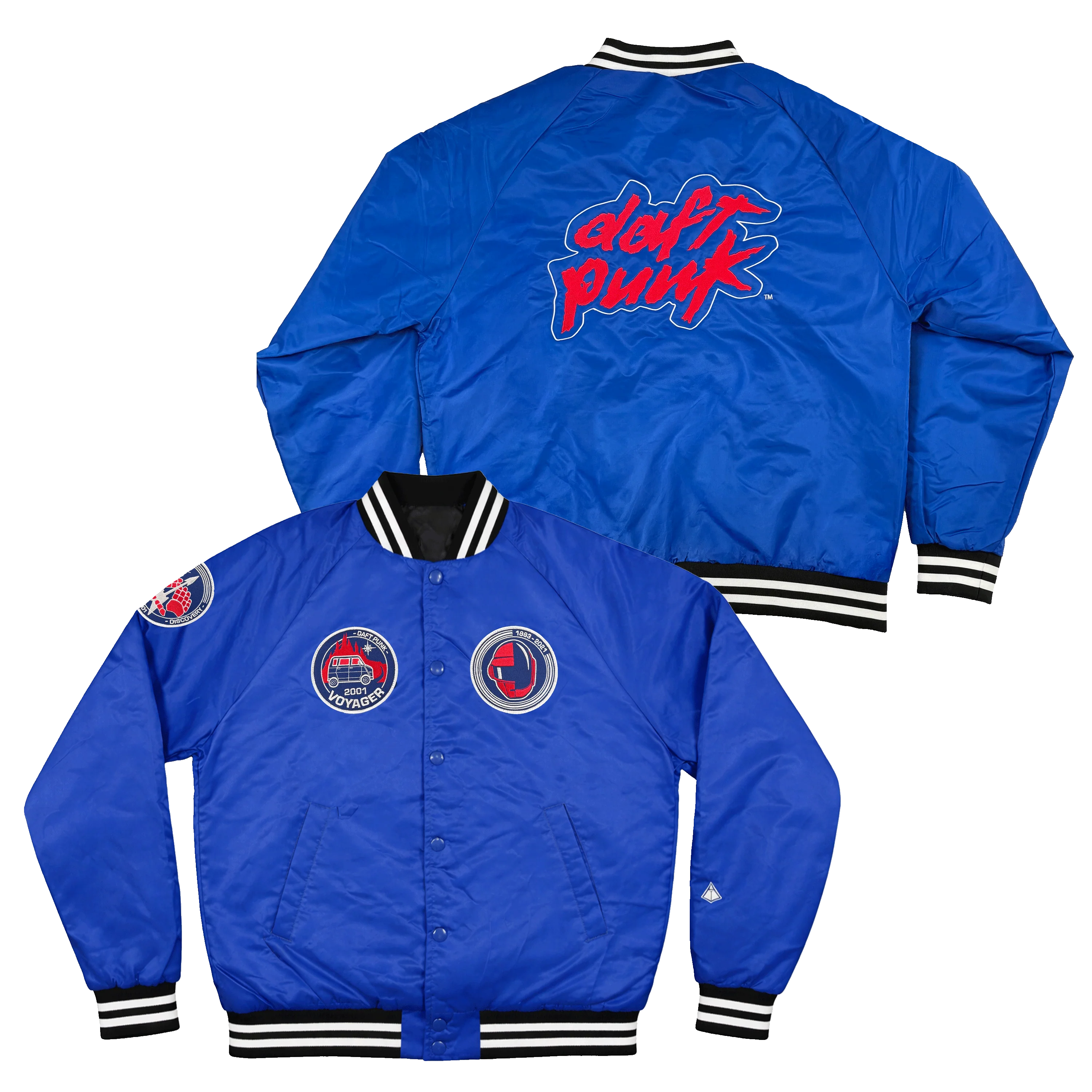 Royal Blue Unisex Voyager Bomber Jacket | Daft Punk Official AU Store –  Daft Punk APAC