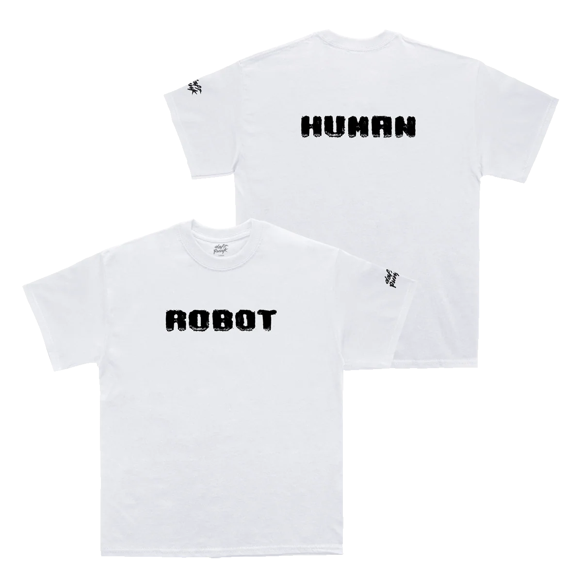 Human After All White Robot T-Shirt