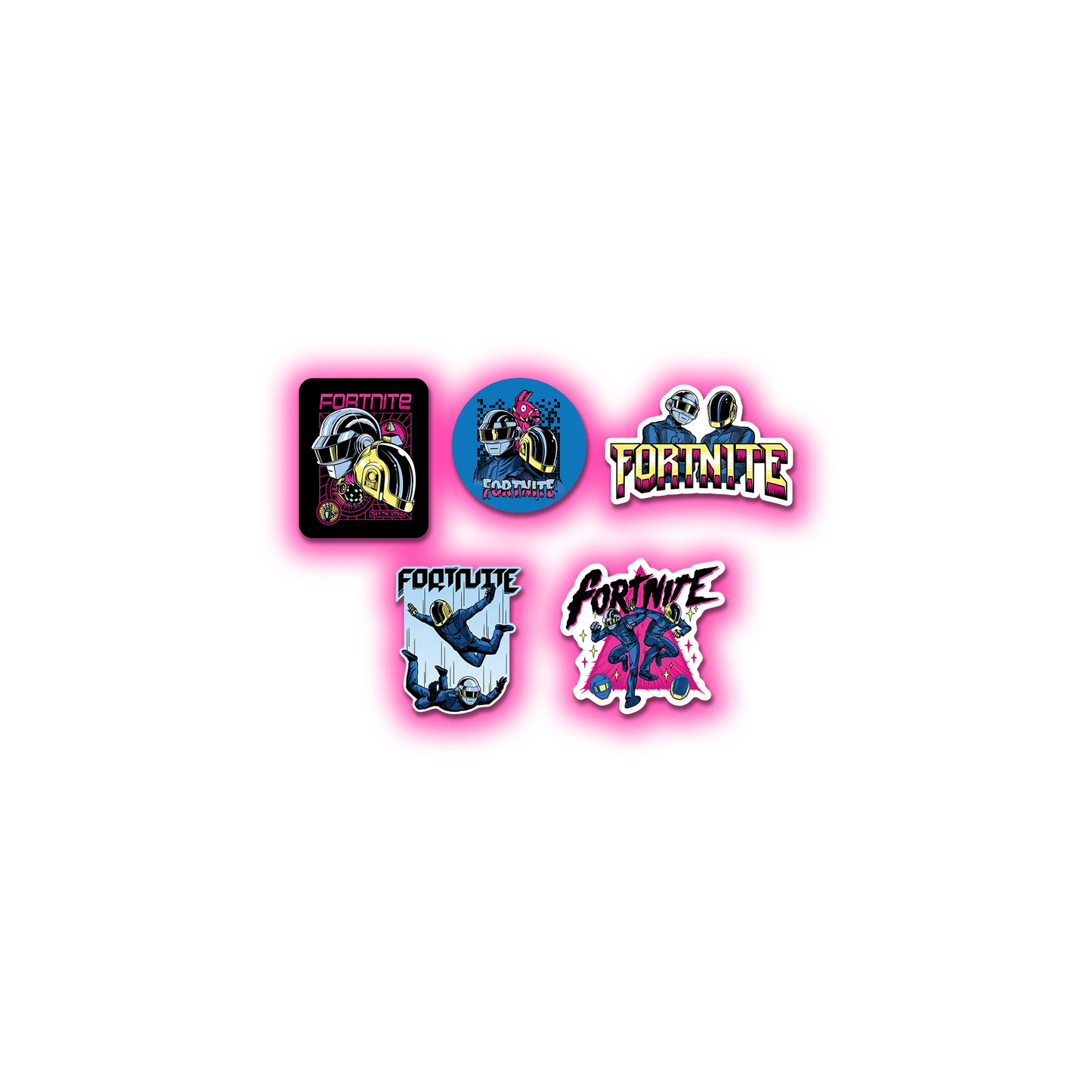 Fortnite x Daft Punk Sticker Pack