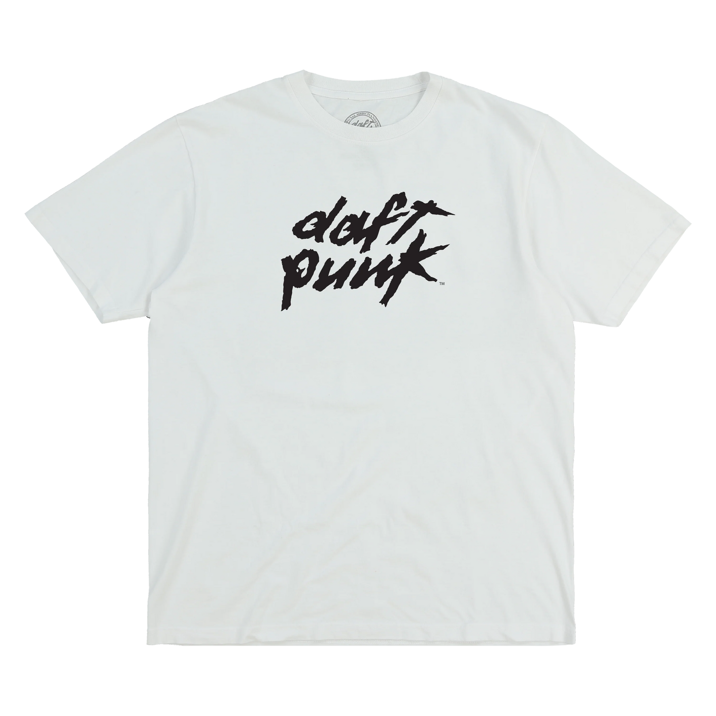 White Daft Punk Logo Tee