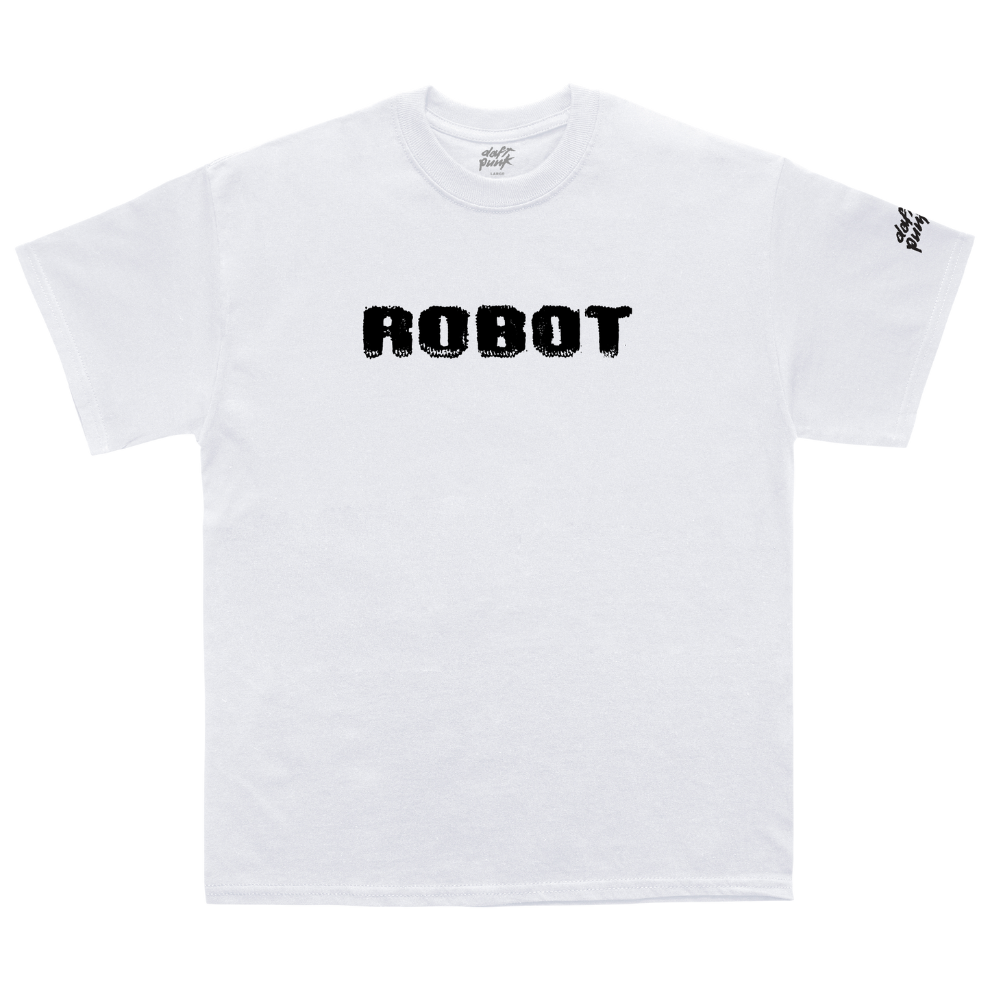 Human After All White Robot T-Shirt