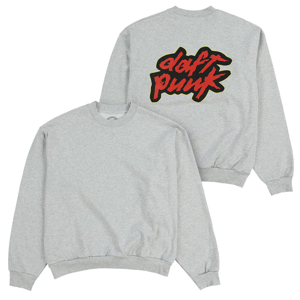 CLASSIC DAFT PUNK LOGO GREY CREWNECK SWEATSHIRT – Daft Punk APAC