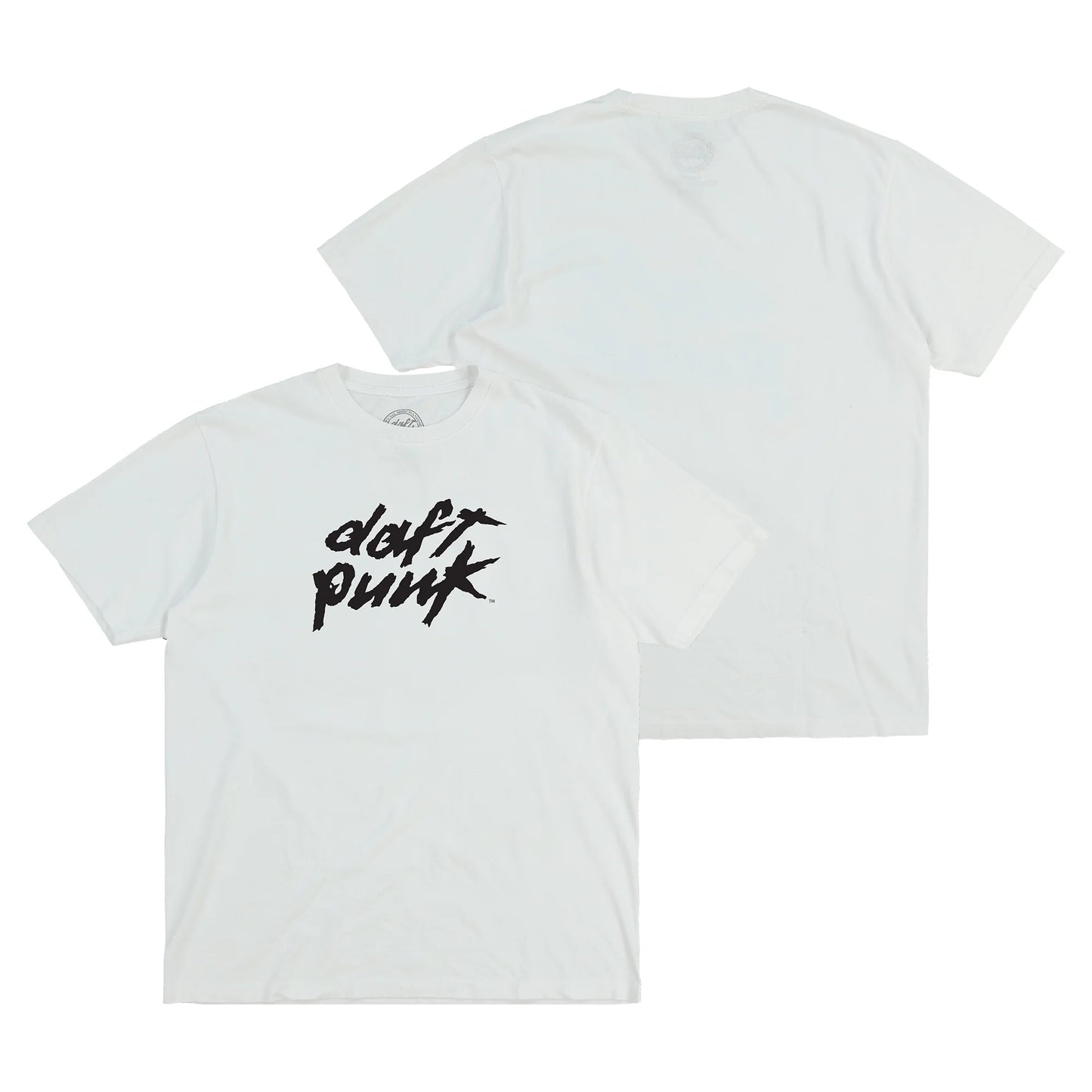 White Daft Punk Logo Tee
