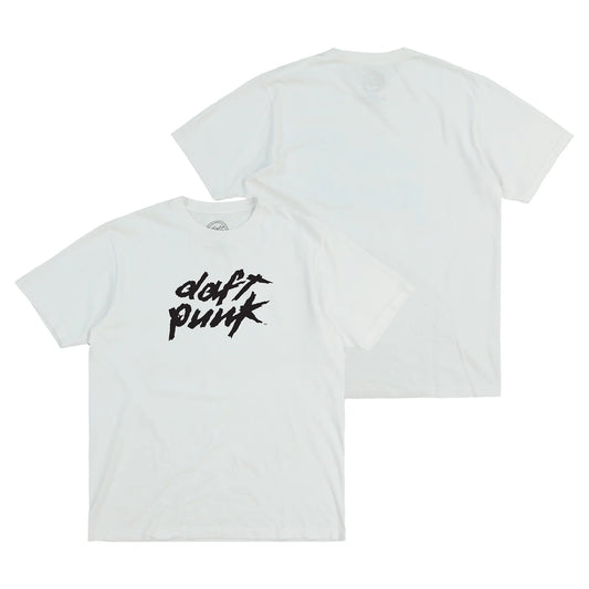 White Daft Punk Logo Tee